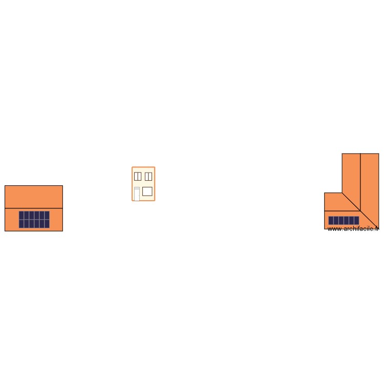 blanquefacadear. Plan de 1 pièce et 30 m2