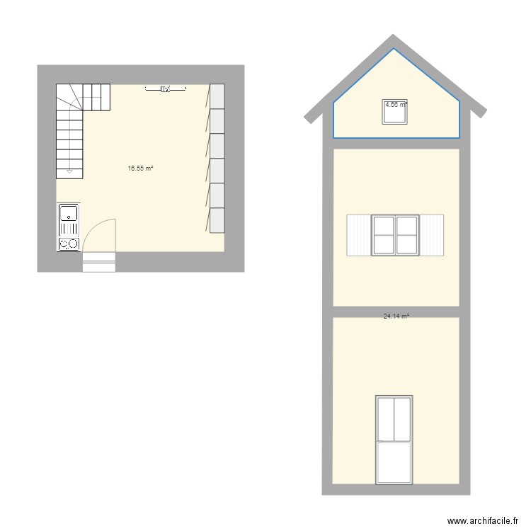 pigeonnier. Plan de 0 pièce et 0 m2