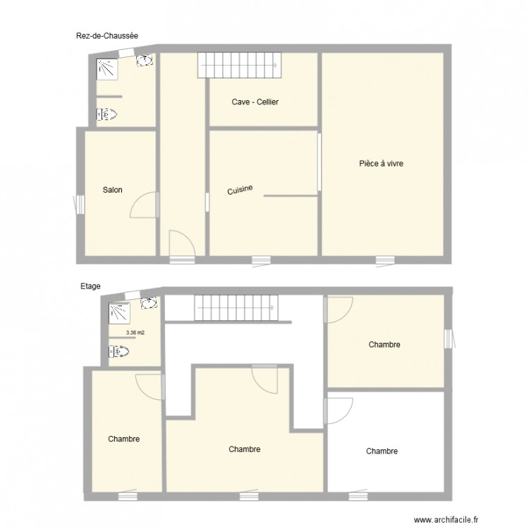 3067 Migreny. Plan de 0 pièce et 0 m2