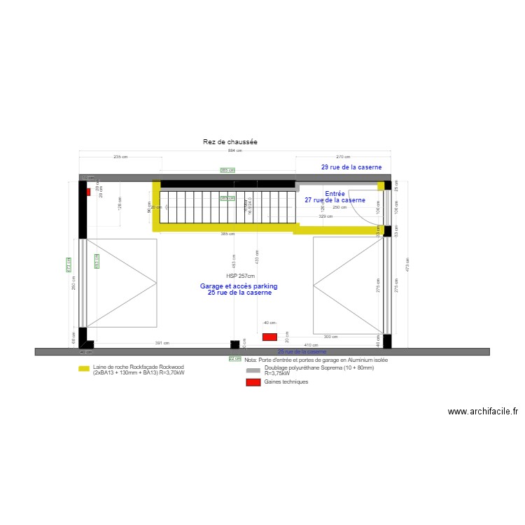 Plan Maison aménagement. Plan de 0 pièce et 0 m2