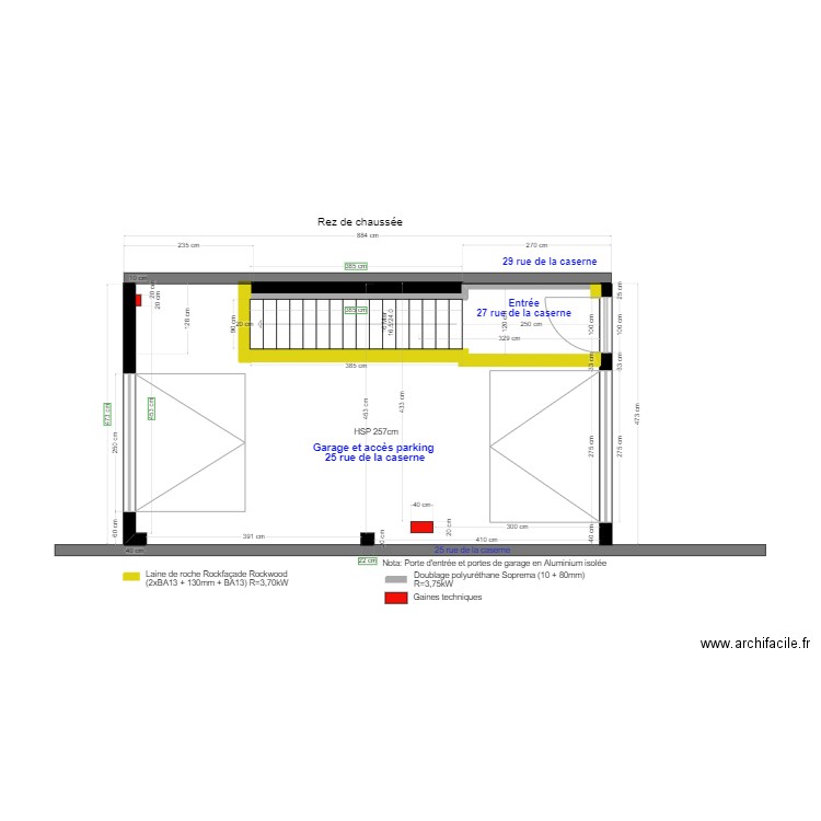 Plan Maison aménagement. Plan de 9 pièces et 140 m2