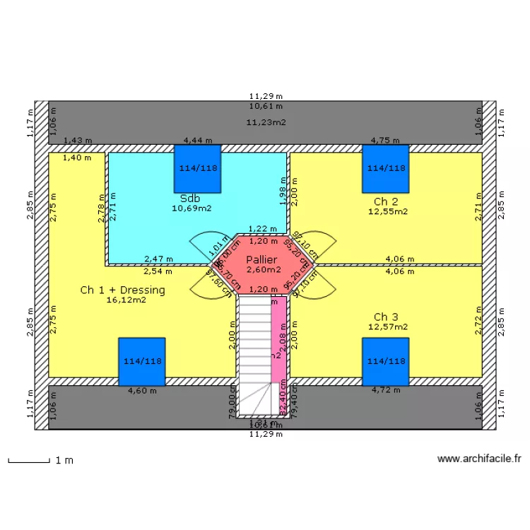 WODZYNSKI IGNOUX Etage. Plan de WODZYNSKI IGNOUX Etage. Plan de