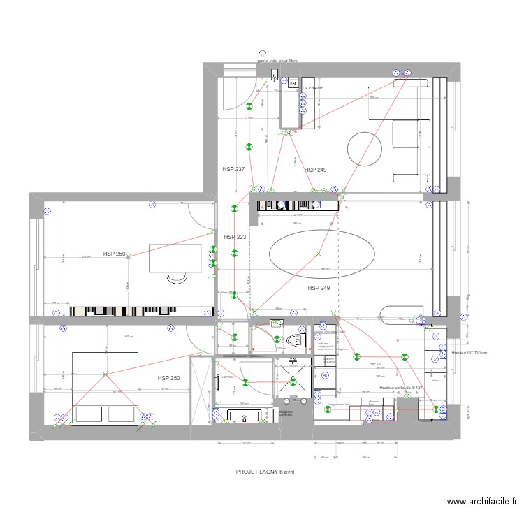 Plan Lagny élec 17 mars. Plan de 0 pièce et 0 m2