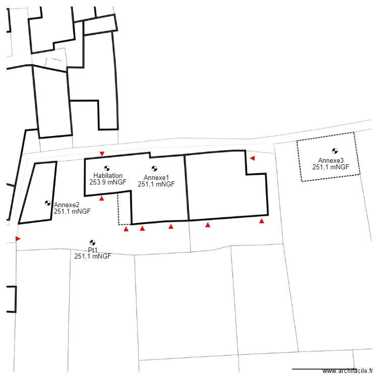 ABC0002parcelle. Plan de 0 pièce et 0 m2