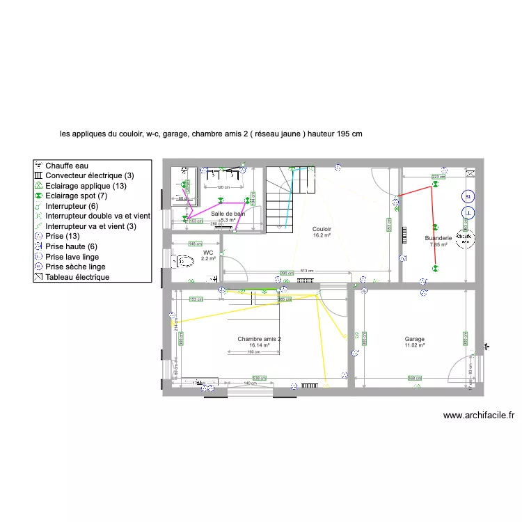 Chalet Fava Soussol. Plan de Chalet Fava Soussol. Plan de