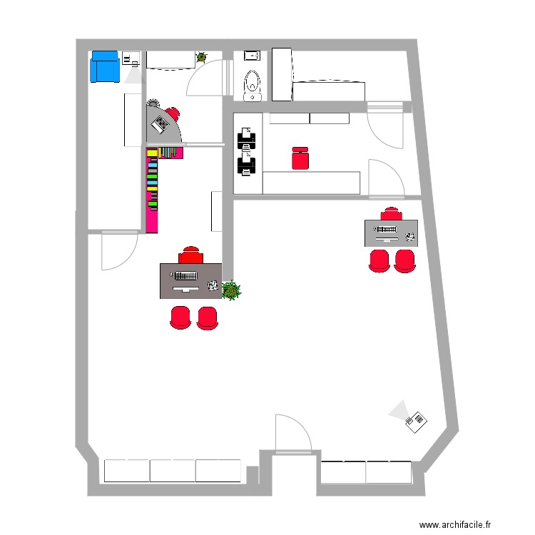 MAGASIN  6. Plan de 0 pièce et 0 m2