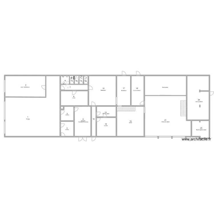 batiment logistique SIR-AG Guyane nu a. Plan de batiment logistique SIR-AG Guyane nu a. Plan de