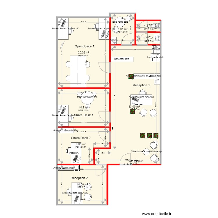 Yverdon Rempart . Plan de 0 pièce et 0 m2