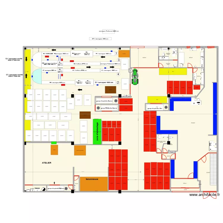 PROJET EMBALLAGE MODIFIE 10/01/2023. Plan de 