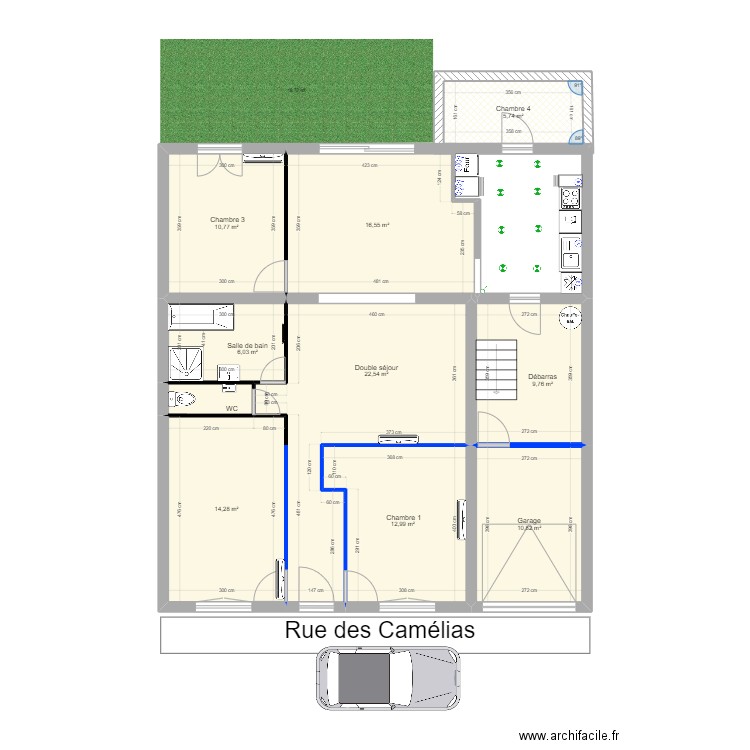 SK AKARA. Plan de 10 pièces et 111 m2