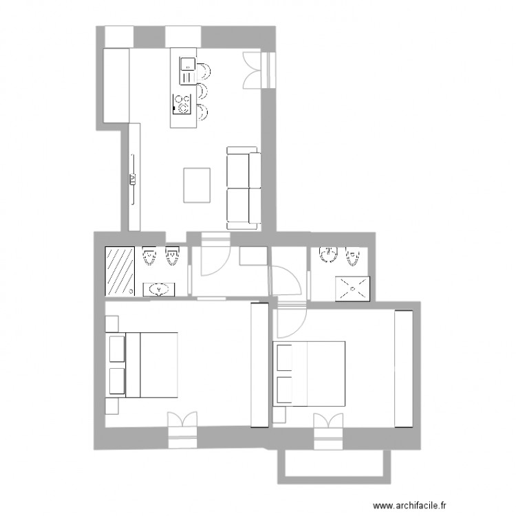 benedetto marcello 1piano senza SISTEMA I MURI. Plan de 0 pièce et 0 m2