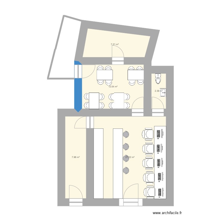 projet bar 2. Plan de 0 pièce et 0 m2