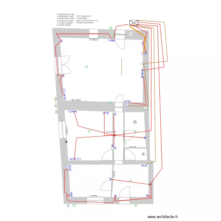 alice prises. Plan de 