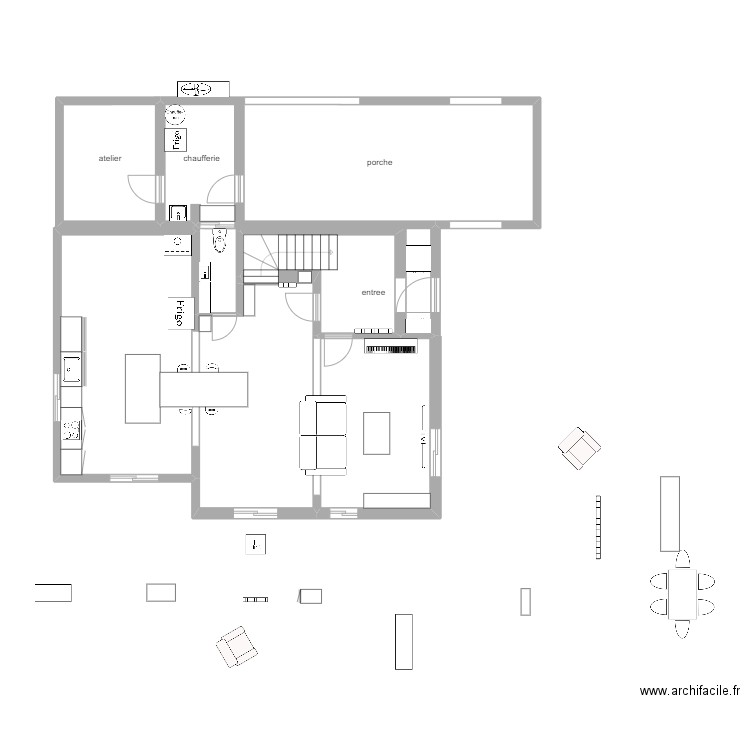 Maison_v21. Plan de 0 pièce et 0 m2