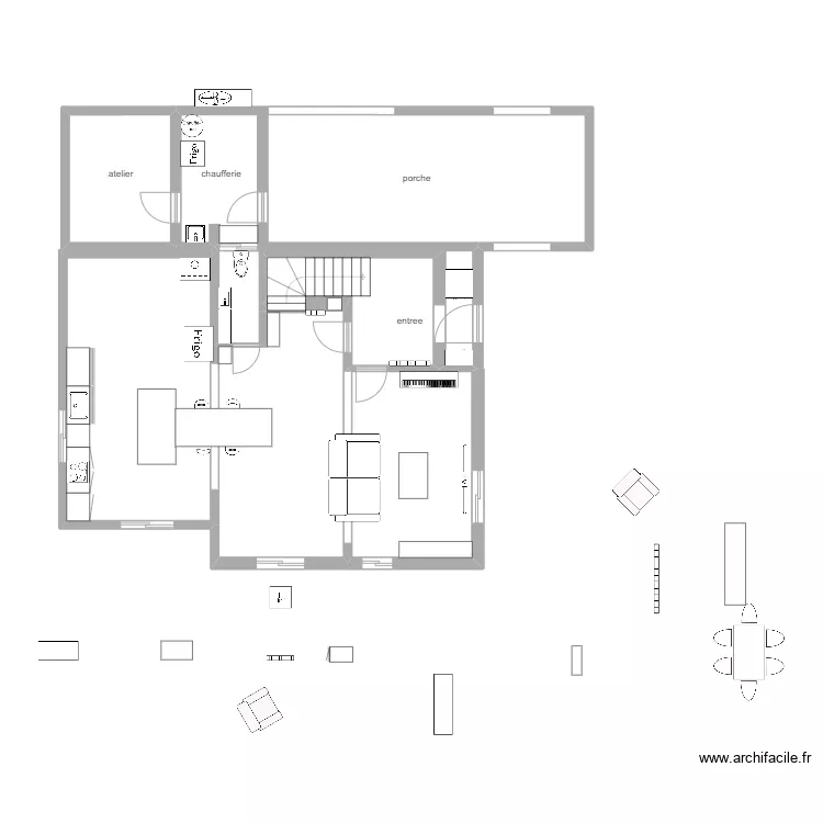 Maison_v21. Plan de 