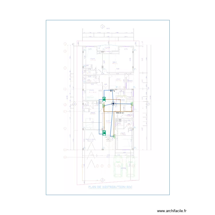 Eclairage de s&eacute;curit&eacute; RDC. Plan de 0 pièce et 0 m2