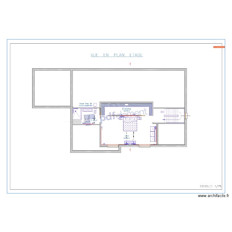 Plan PC ETAGE. Plan de 0 pièce et 0 m2