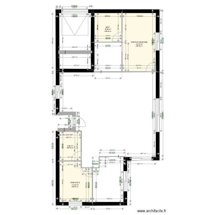 travo 1. Plan de 0 pièce et 0 m2