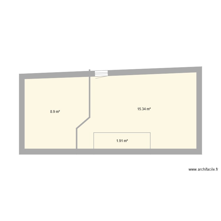 ETAGE REEL 1. Plan de 0 pièce et 0 m2