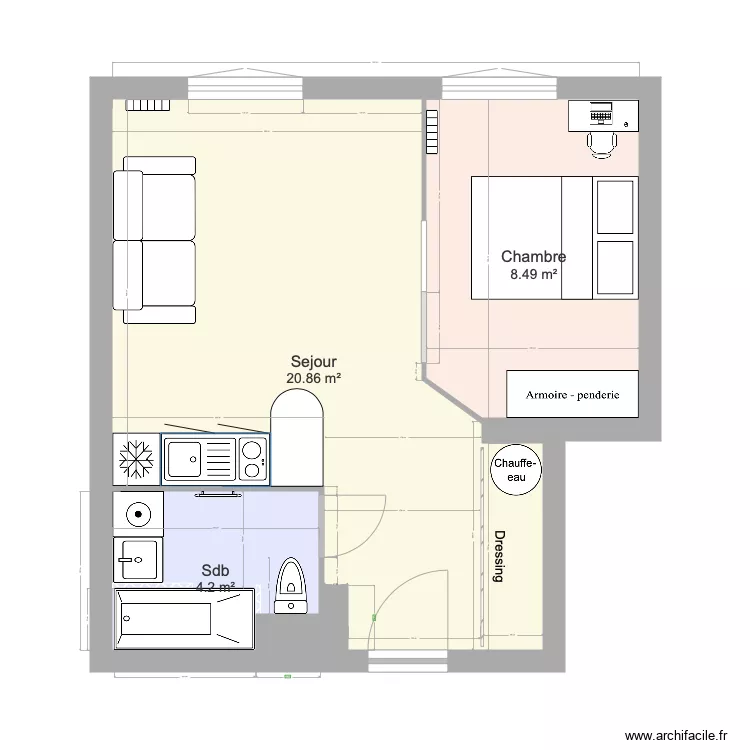 2 pièces ile marrante mur chambre biseau. Plan de 2 pièces ile marrante mur chambre biseau. Plan de