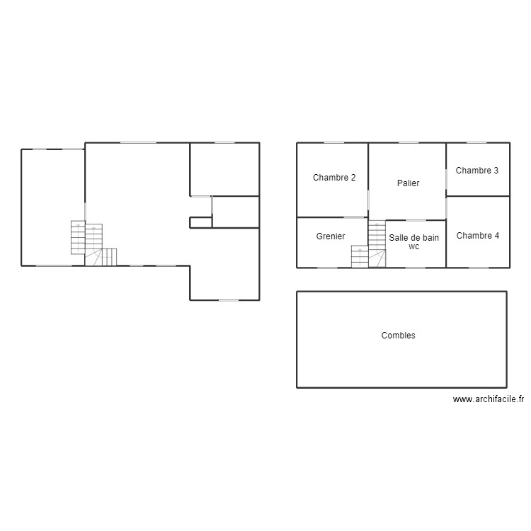 PLOMEUR LEGALL. Plan de 11 pièces et 173 m2