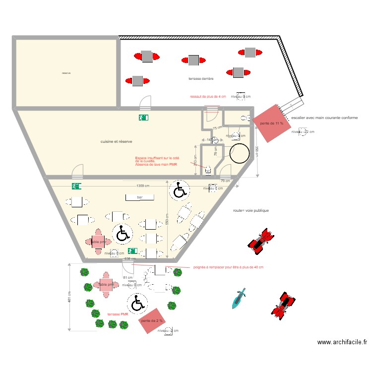 vagabon. Plan de 6 pièces et 161 m2