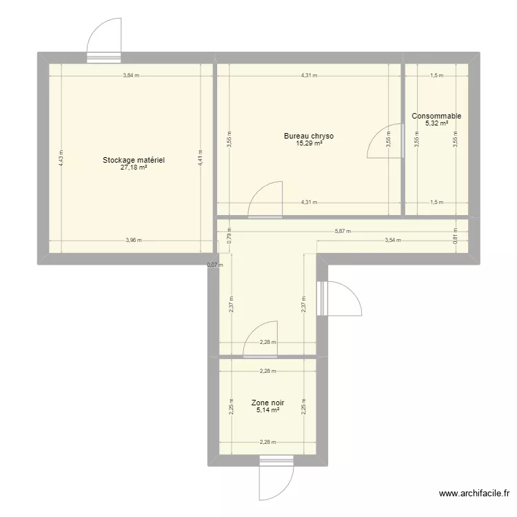 Exemple labo. Plan de 