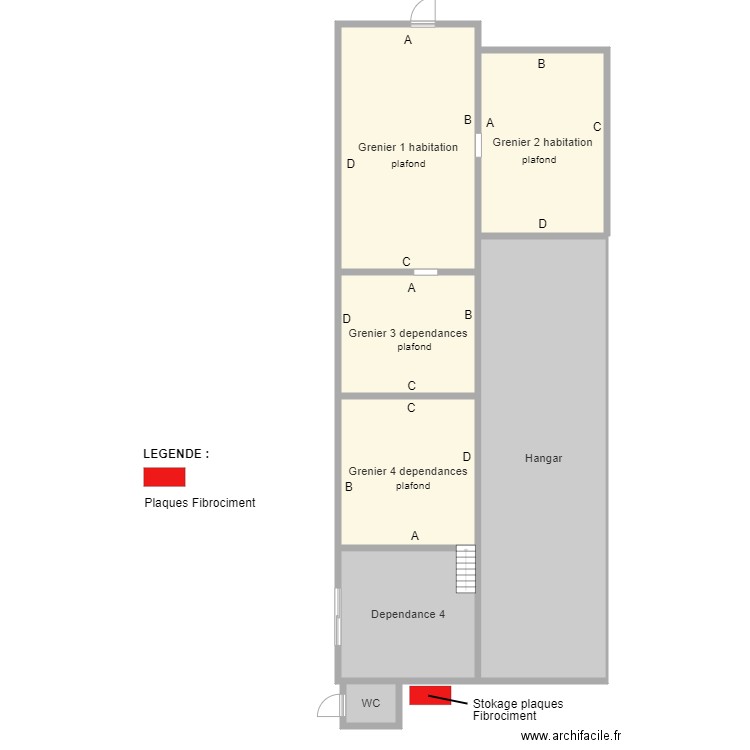 Batiment principal 1er. Plan de 0 pièce et 0 m2