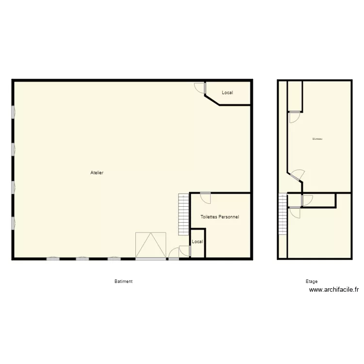 Croquis SCI du Rotteck. Plan de 