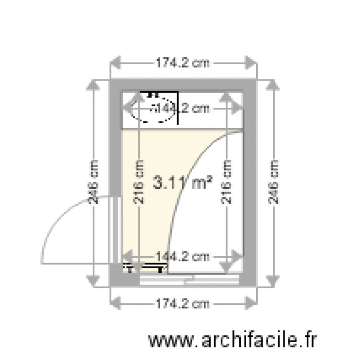 sdb. Plan de 0 pièce et 0 m2