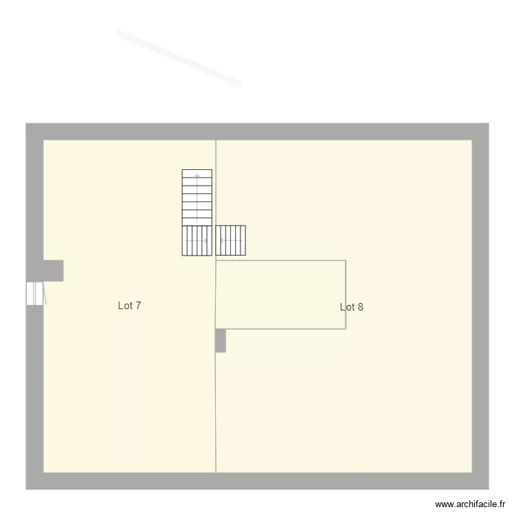 batelot combles. Plan de 