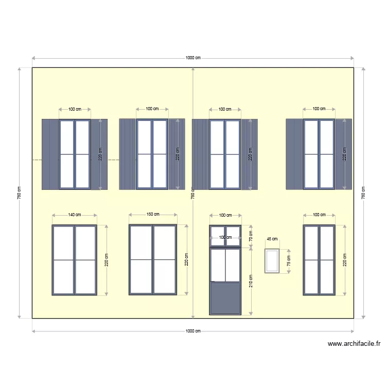 facade 3. Plan de facade 3. Plan de