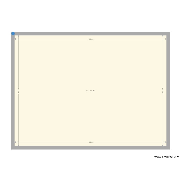 salle d'origine. Plan de 0 pièce et 0 m2