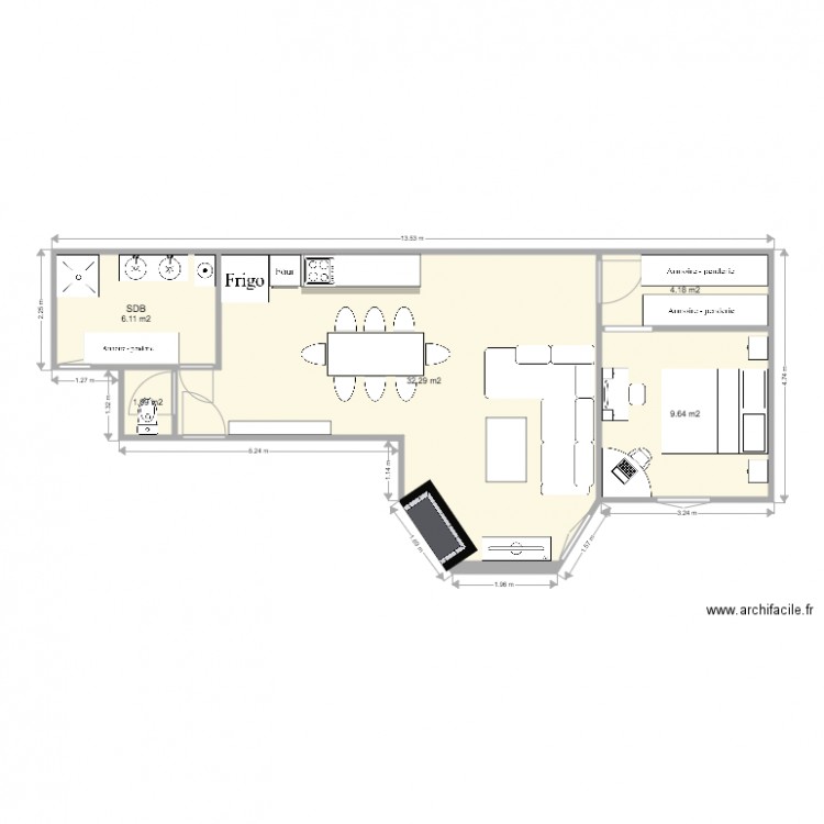 Appartement Colonel Fabien à neuf. Plan de 0 pièce et 0 m2