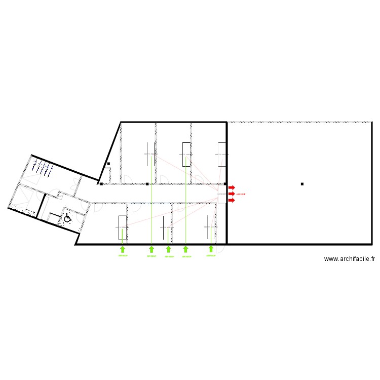 ANNECY VERSION 6 LAB. Plan de 30 pièces et 1097 m2