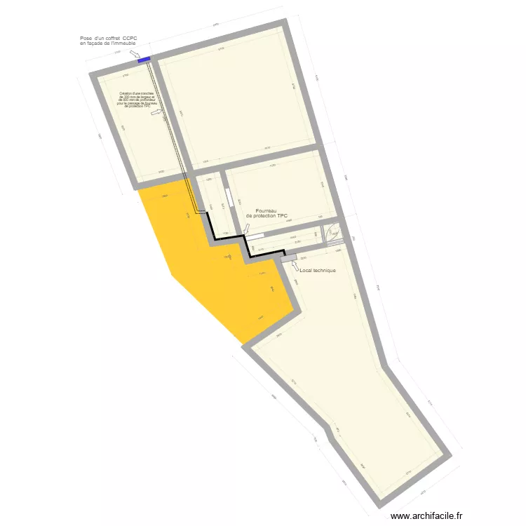 cadastre de Harnes RDC.. Plan de 