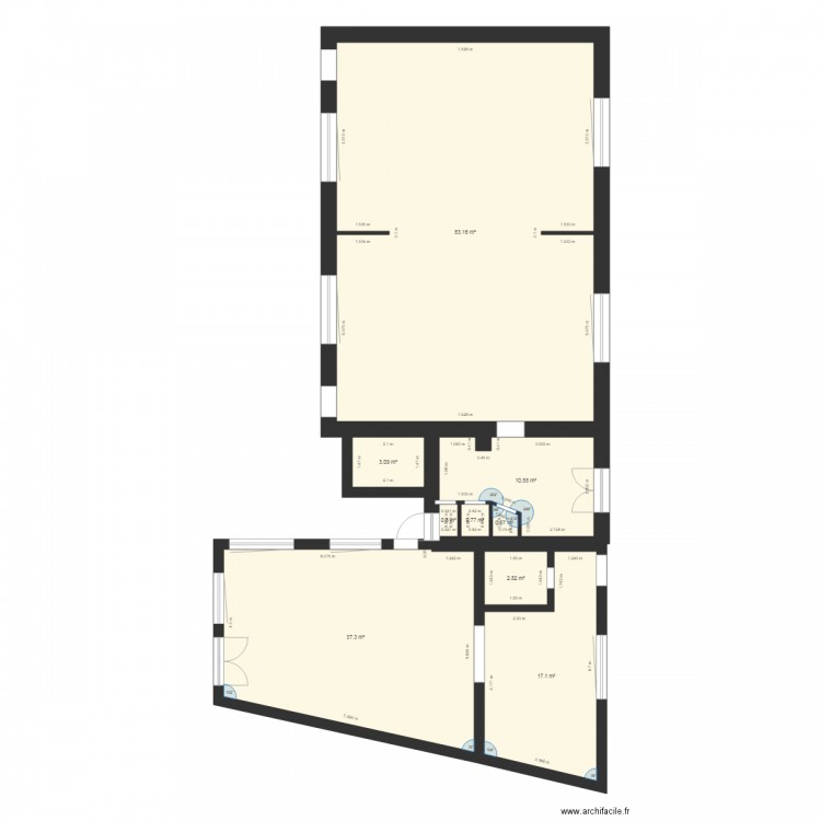 Salle de loisirs et Cantine Sept frères. Plan de 0 pièce et 0 m2