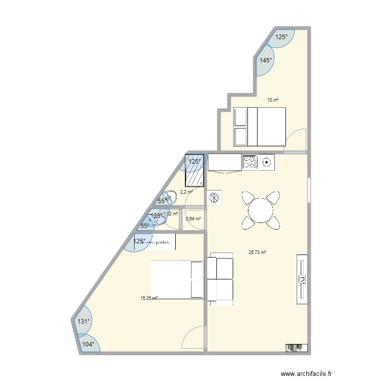 Paris 6. Plan de 0 pièce et 0 m2