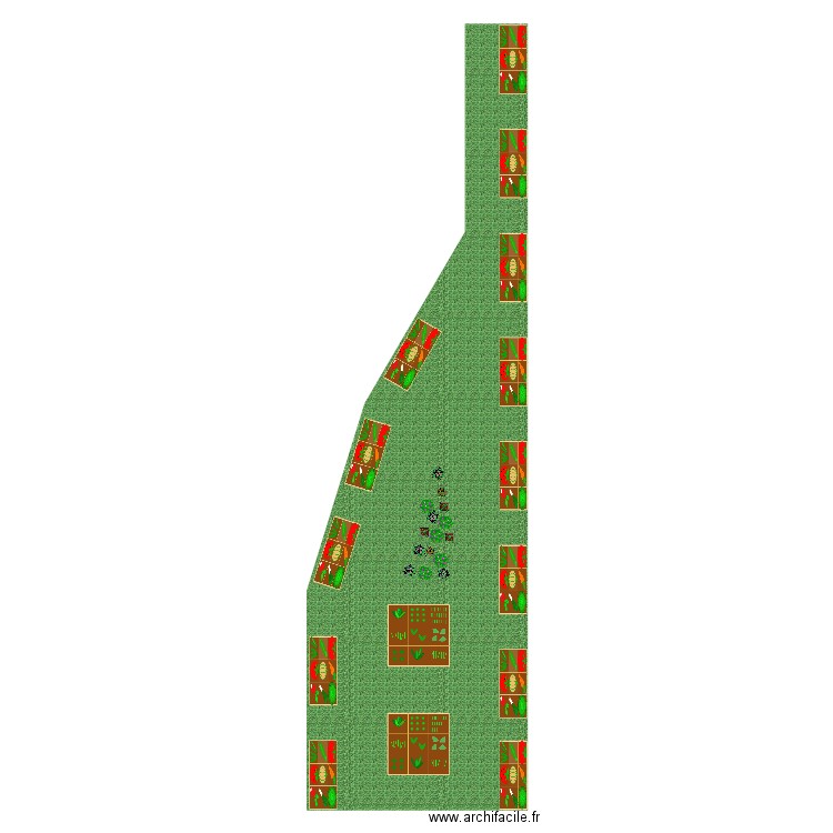 community garden. Plan de 0 pièce et 0 m2