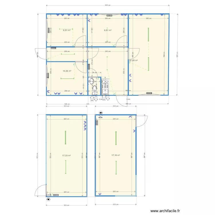 Centre Andre Focant. Plan de 