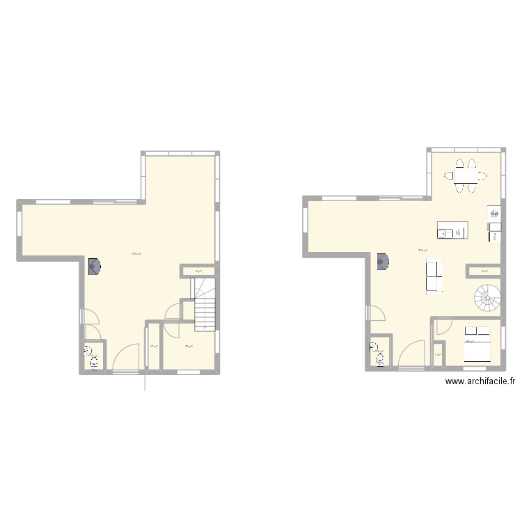 MM 1er. Plan de 0 pièce et 0 m2