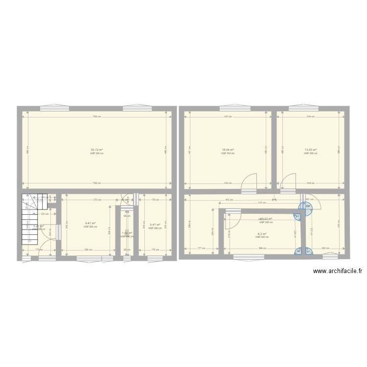 Plan Maison Thibaut et Axelle. Plan de 0 pièce et 0 m2