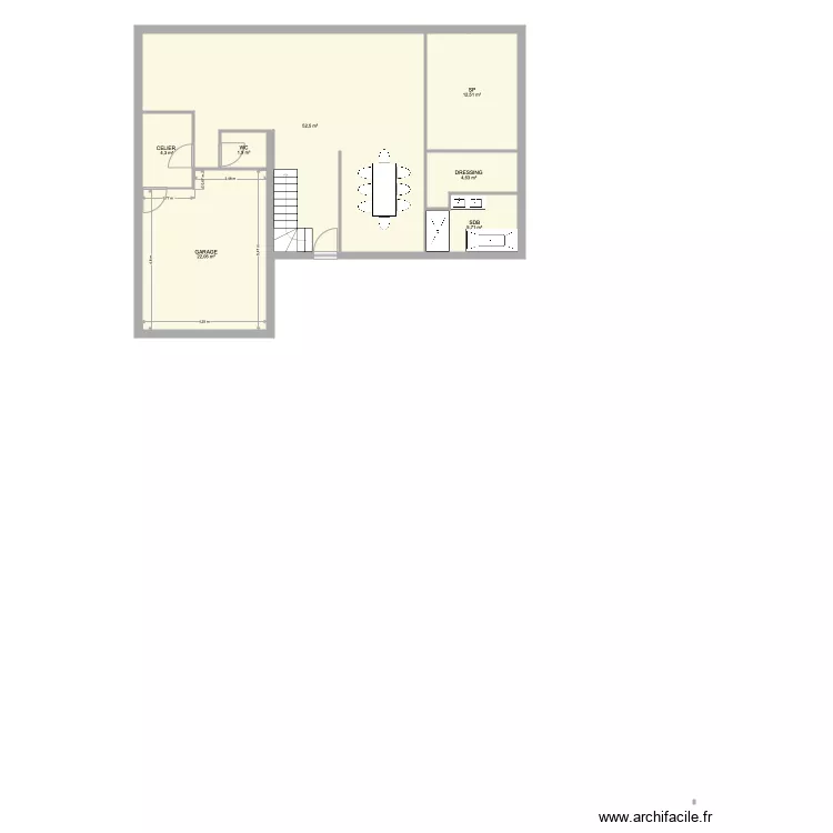 Victoria et Cl&eacute;ment route des 3 maillets. Plan de 