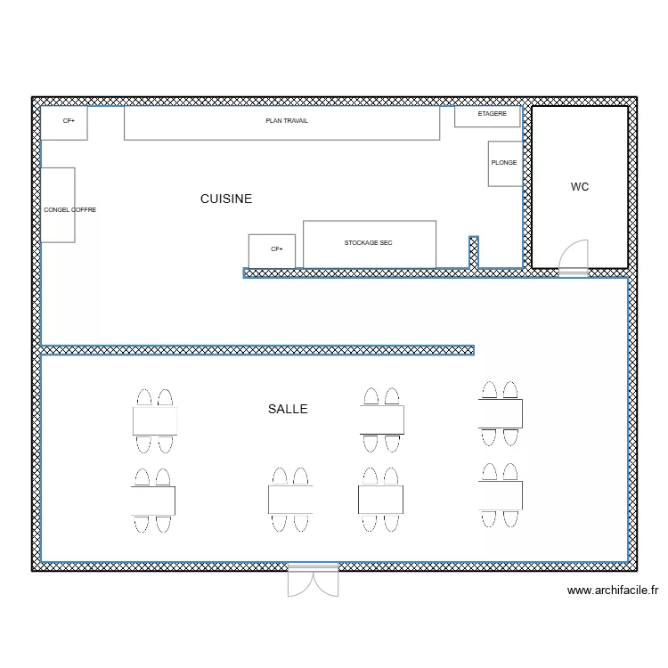 POKE NOTRE DAME. Plan de 