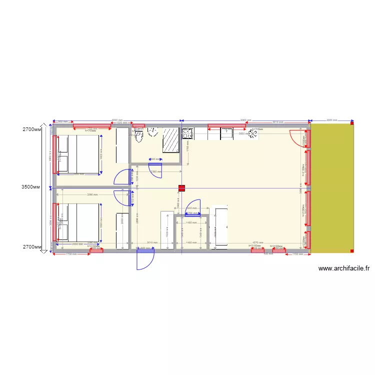 Barn Большой. Plan de 
