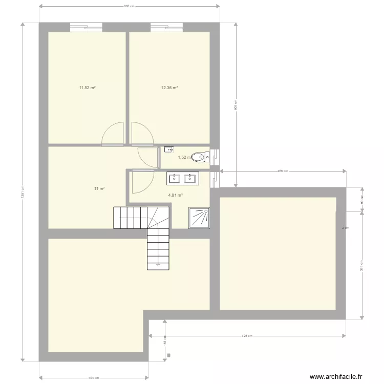 TENTATIVE ETAGE. Plan de 