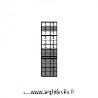 SDB (mur 0.70x2.50cm)