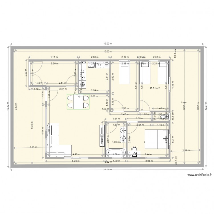 test plan. Plan de 0 pièce et 0 m2