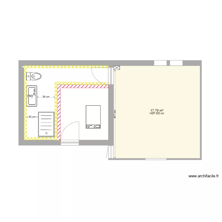 coumert salle de bain 5. Plan de 