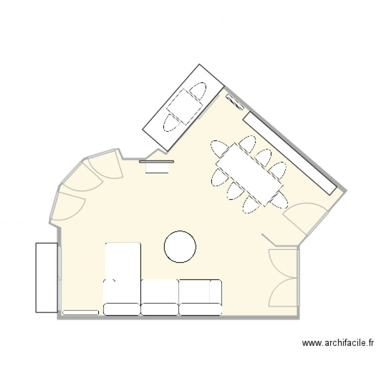 Living. Plan de 0 pièce et 0 m2